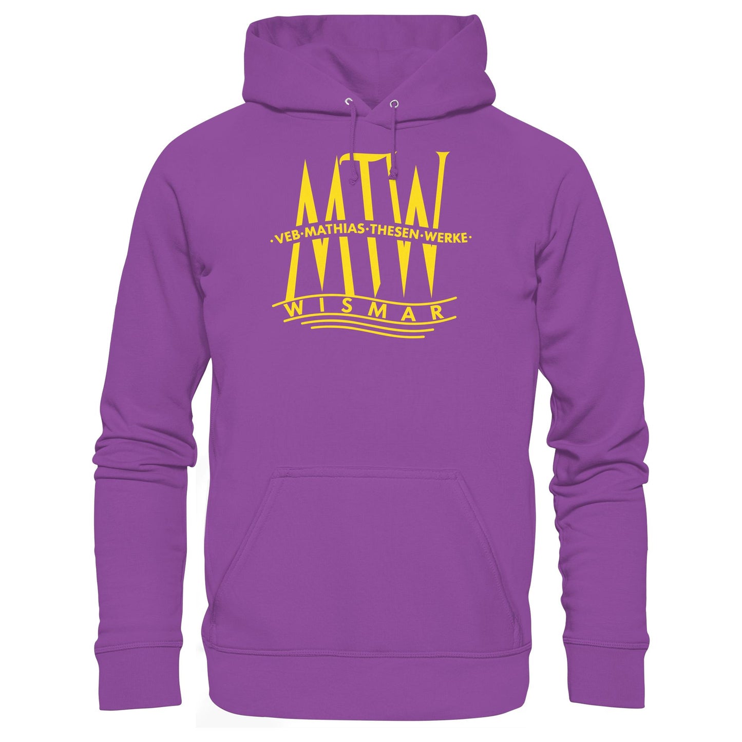 DDR Ostalgie Kapuze / Hoodie Unisex • MATHIAS-THESEN-WERKE WISMAR (LOGO 1946)