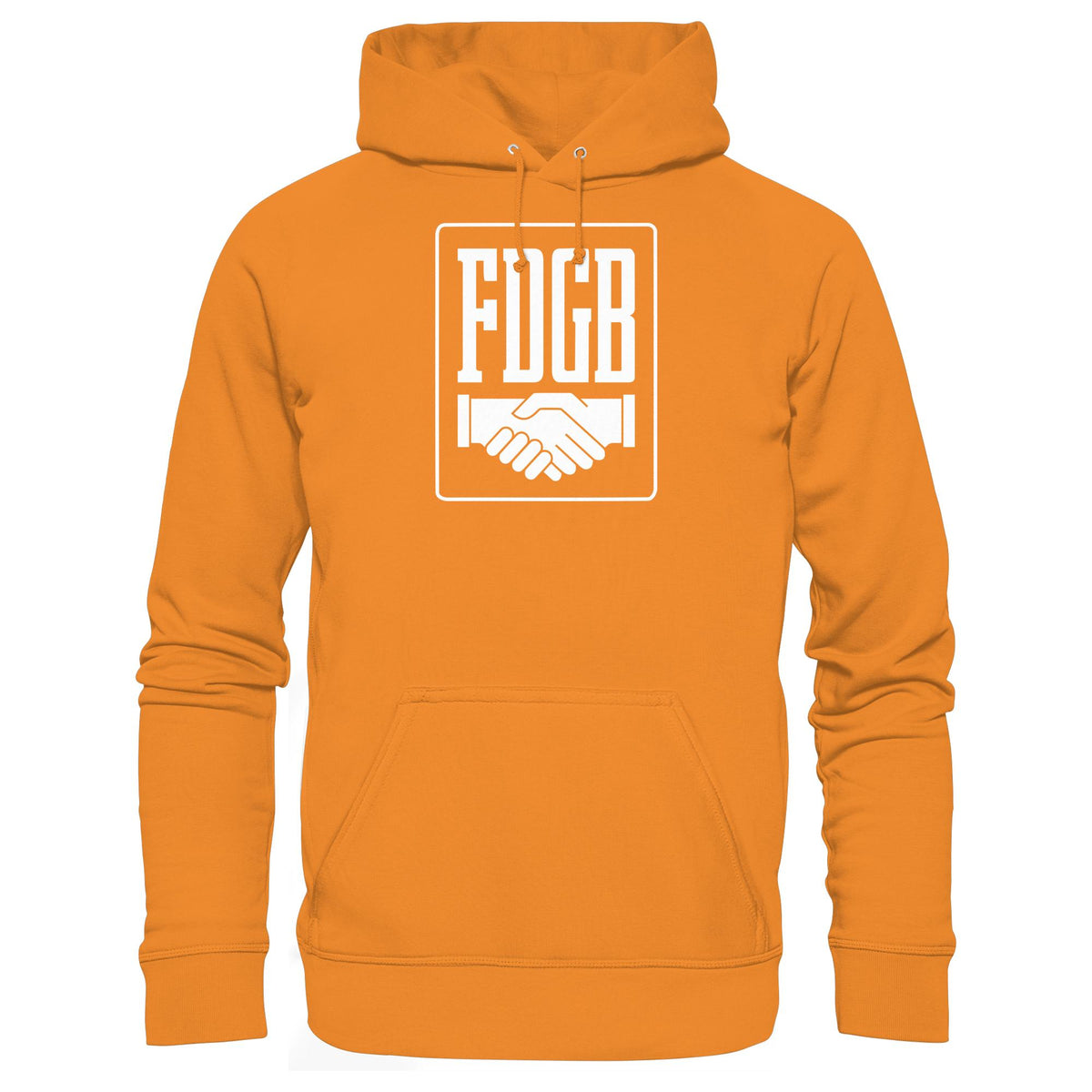 DDR Ostalgie Kapuze / Hoodie Unisex • FDGB - WEISS
