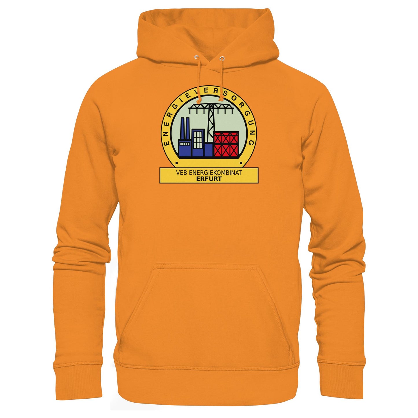 DDR Ostalgie Kapuze / Hoodie Unisex • VEB ENERGIEKOMBINAT ERFURT
