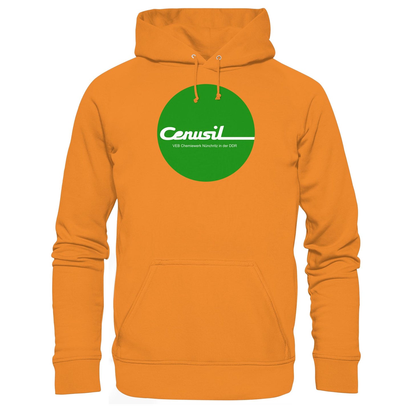 DDR Ostalgie Kapuze / Hoodie Unisex • CENUSIL - VEB CHEMIE NÜNCHRITZ