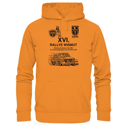 DDR Ostalgie Kapuze / Hoodie Unisex • 16. RALLYE WISMUT, MEISTERSCHAFTSLAUF DER DDR - 1979