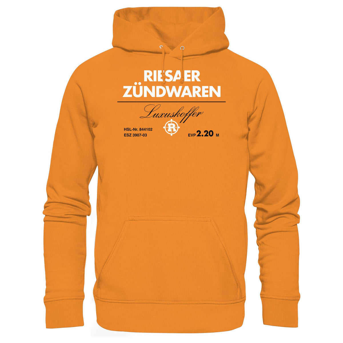 RIESAER ZÜNDWAREN LUXUSKOFFER • DDR Ostalgie Kapuze / Hoodie Unisex