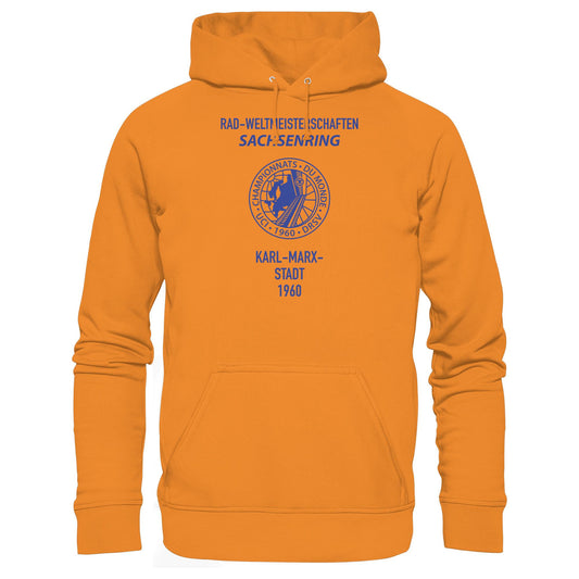 DDR Ostalgie Kapuze / Hoodie Unisex • RADWELTMEISTERSCHAFTEN SACHSENRING, KARL-MARX-STADT 1960