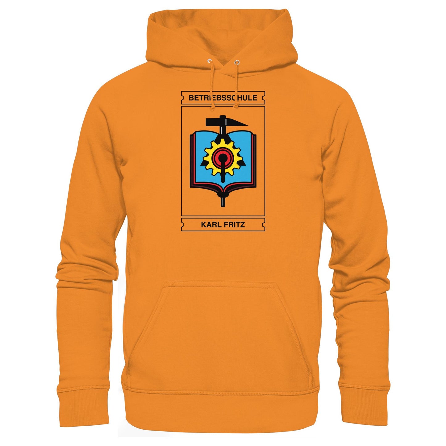 DDR Ostalgie Kapuze / Hoodie Unisex • BETRIEBSSCHULE KARL FRITZ WISMAR