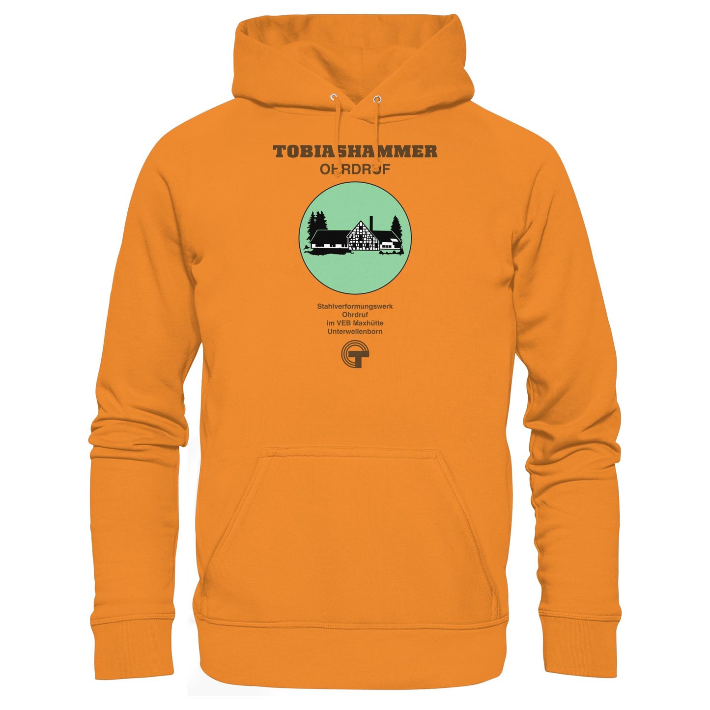 DDR Ostalgie Kapuze / Hoodie Unisex • TOBIASHAMMER OHRDRUF - VEB MAXHÜTTE