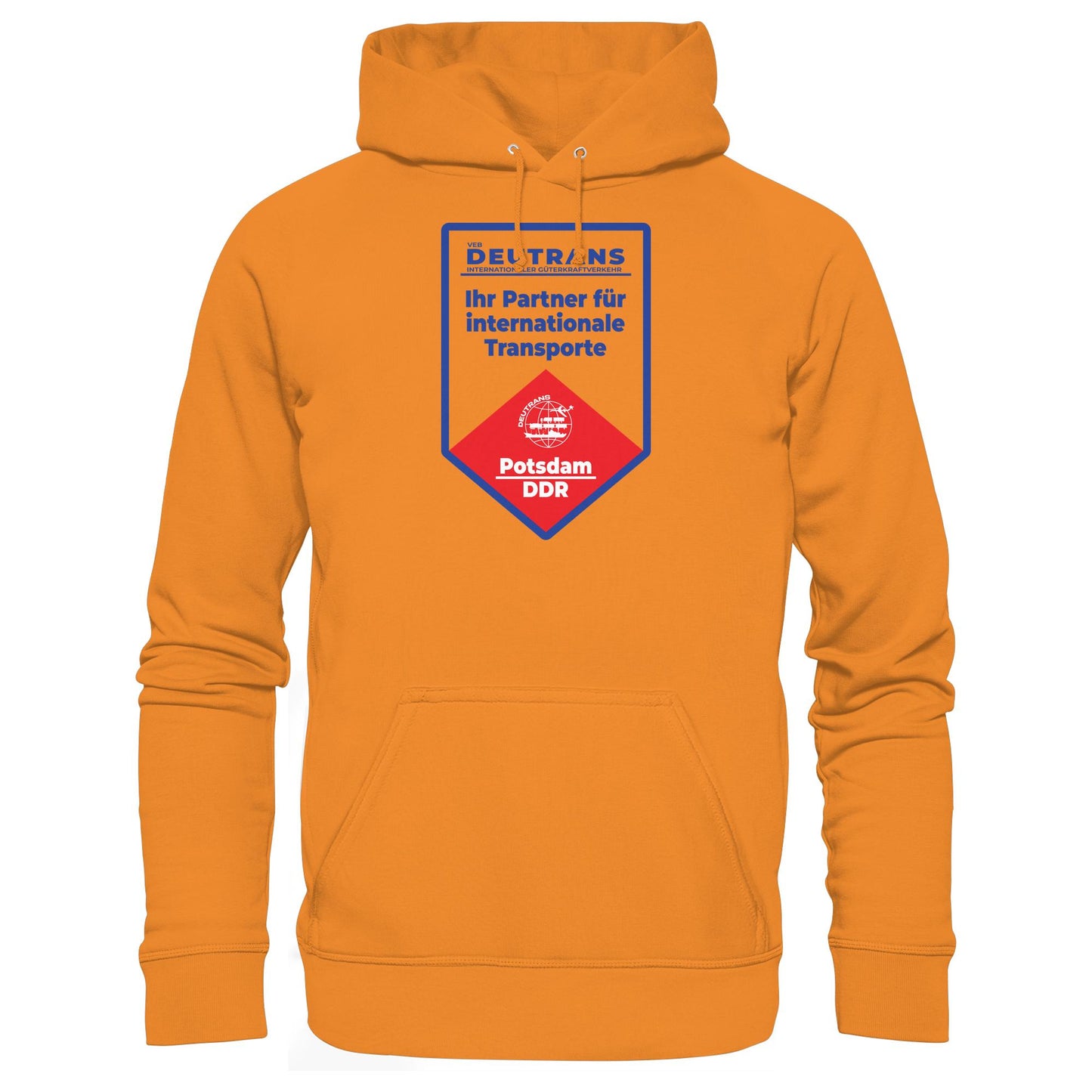 DDR Ostalgie Kapuze / Hoodie Unisex • VEB DEUTRANS - POTSDAM