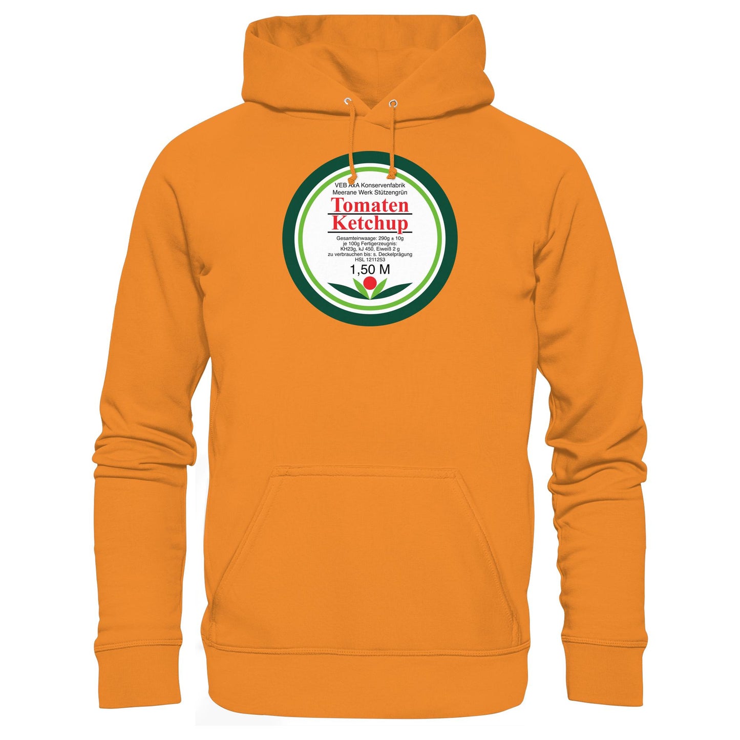 DDR Ostalgie Kapuze / Hoodie Unisex • VEB AXA KONSERVEN MEERANE - TOMATEN-KETCHUP