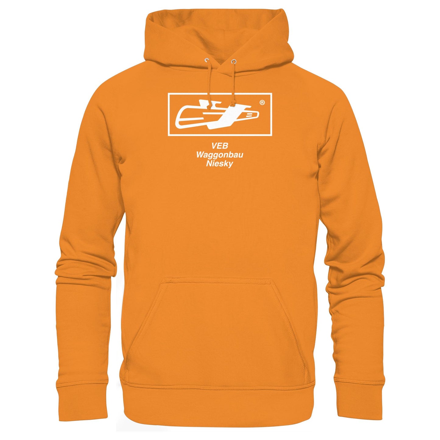 DDR Ostalgie Kapuze / Hoodie Unisex • VEB WAGGONBAU NIESKY