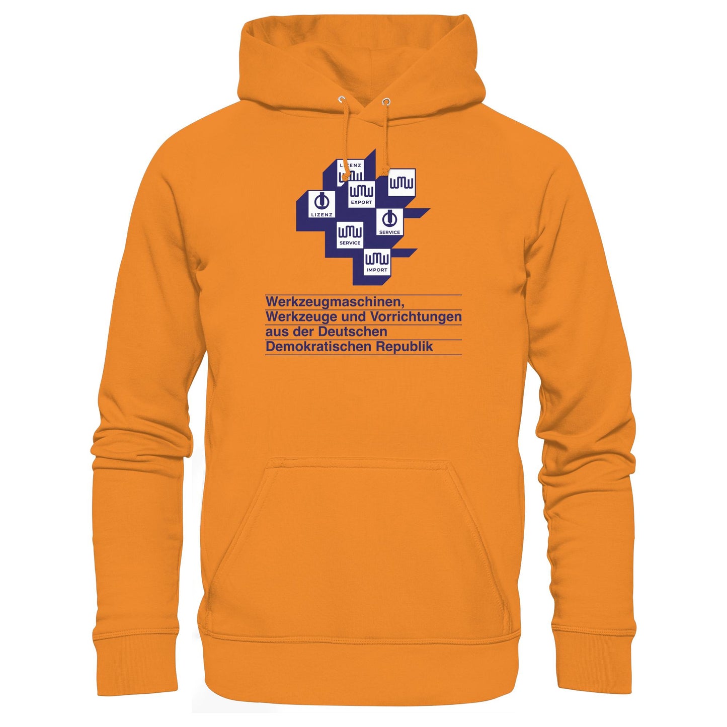 DDR Ostalgie Kapuze / Hoodie Unisex • WMW WERKZEUGMASCHINEN DER DDR