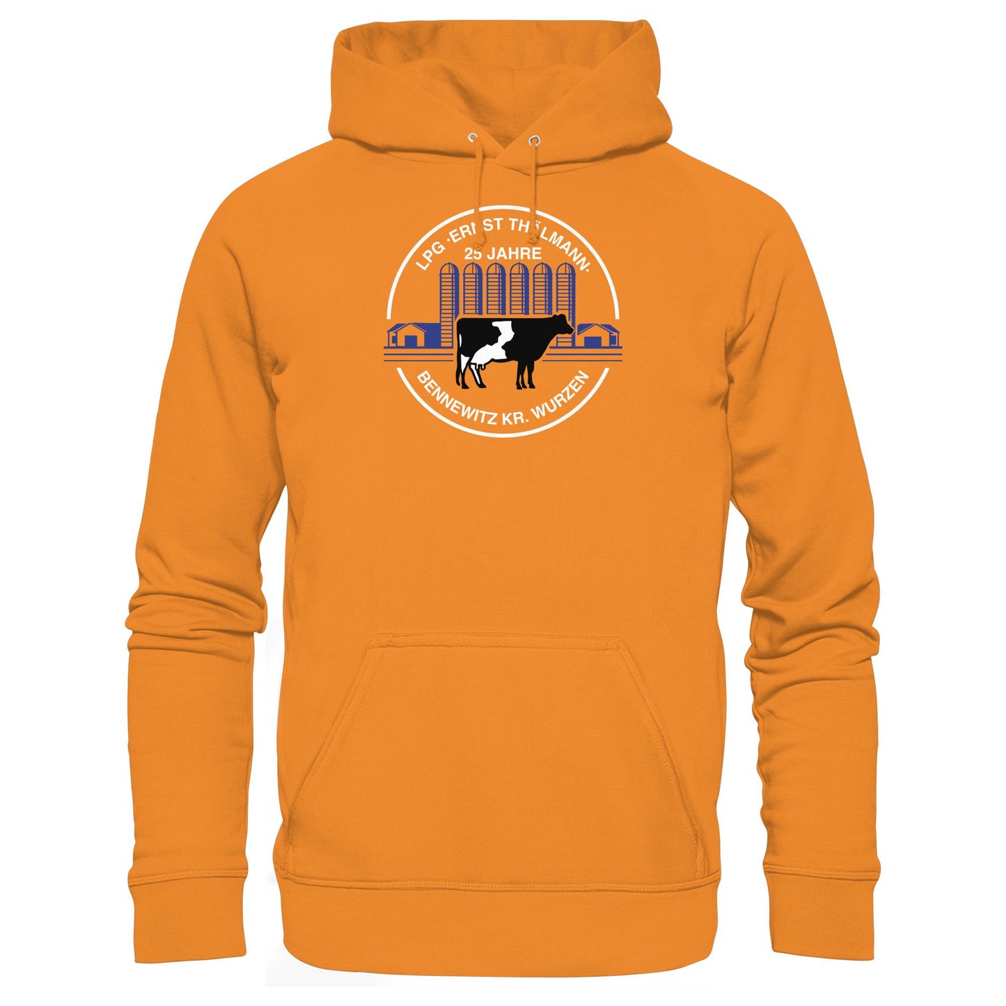 DDR Ostalgie Kapuze / Hoodie Unisex • LPG ERNST THÄLMANN BENNEWITZ - WURZEN