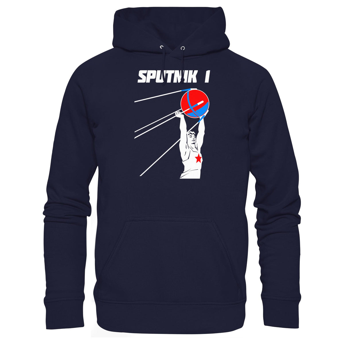DDR Ostalgie Kapuze / Hoodie Unisex • SPUTNIK 1