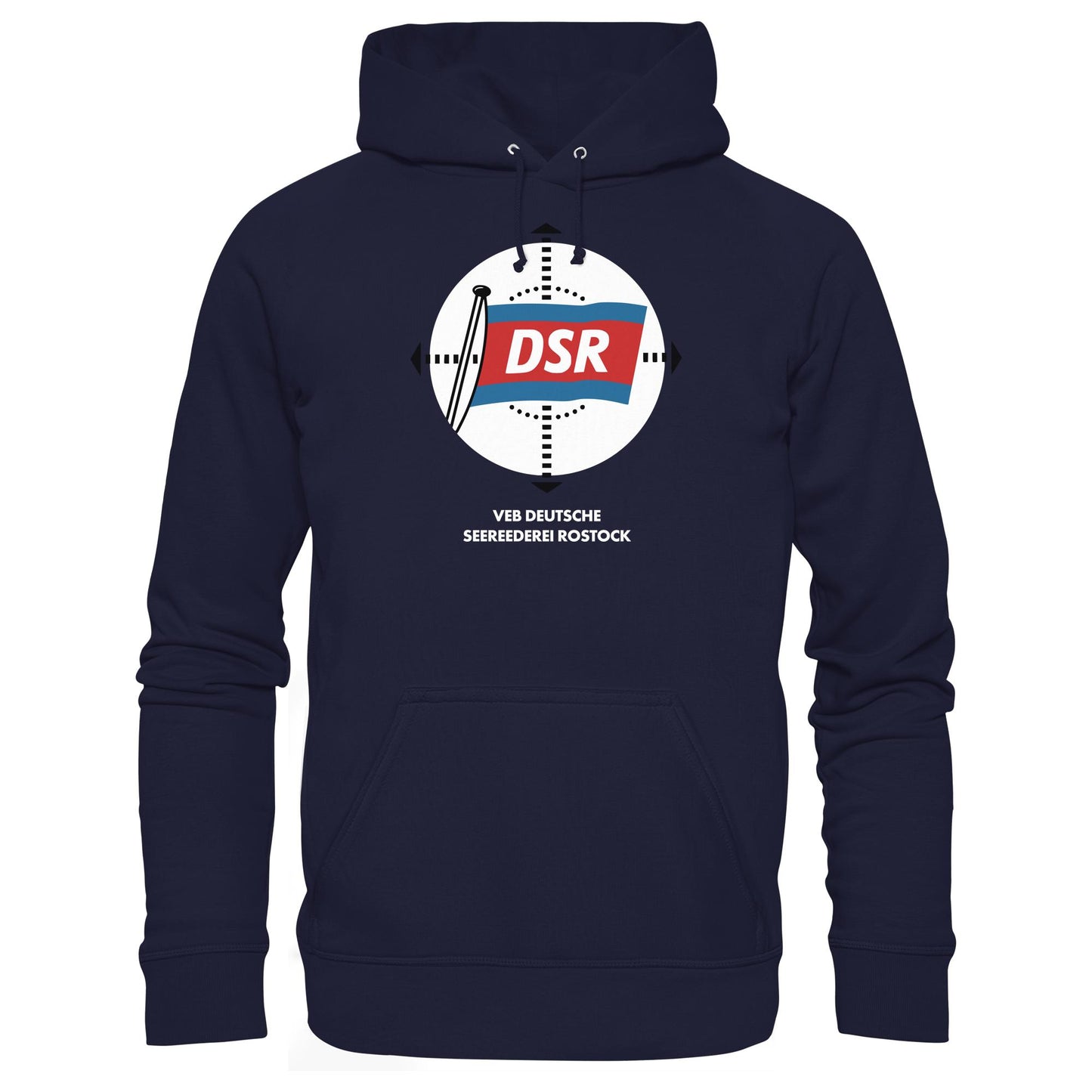 DDR Ostalgie Kapuze / Hoodie Unisex • DSR - VEB DEUTSCHE SEEREEDEREI ROSTOCK