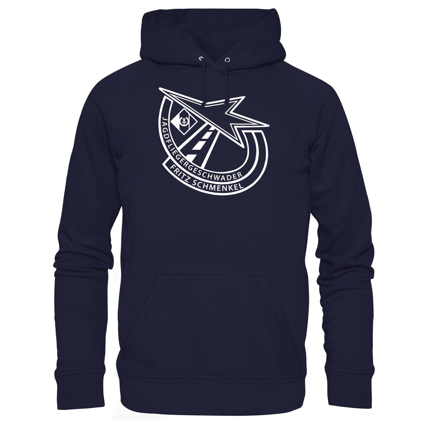DDR Ostalgie Kapuze / Hoodie Unisex • NVA EMBLEM - GESCHWADER FRITZ SCHMENKEL