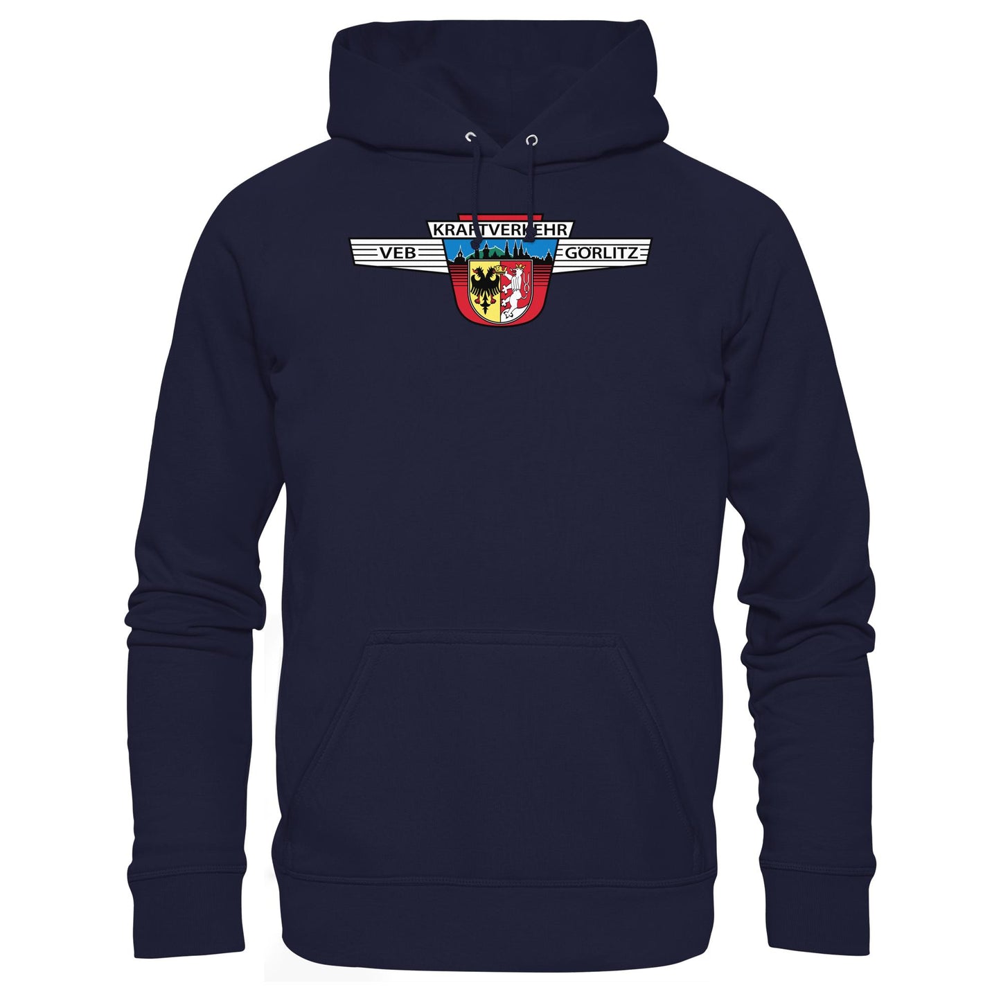 DDR Ostalgie Kapuze / Hoodie Unisex • VEB KRAFTVERKEHR GÖRLITZ