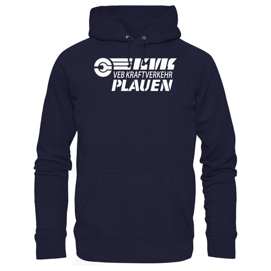 DDR Ostalgie Kapuze / Hoodie Unisex • VEB KRAFTVERKEHR PLAUEN