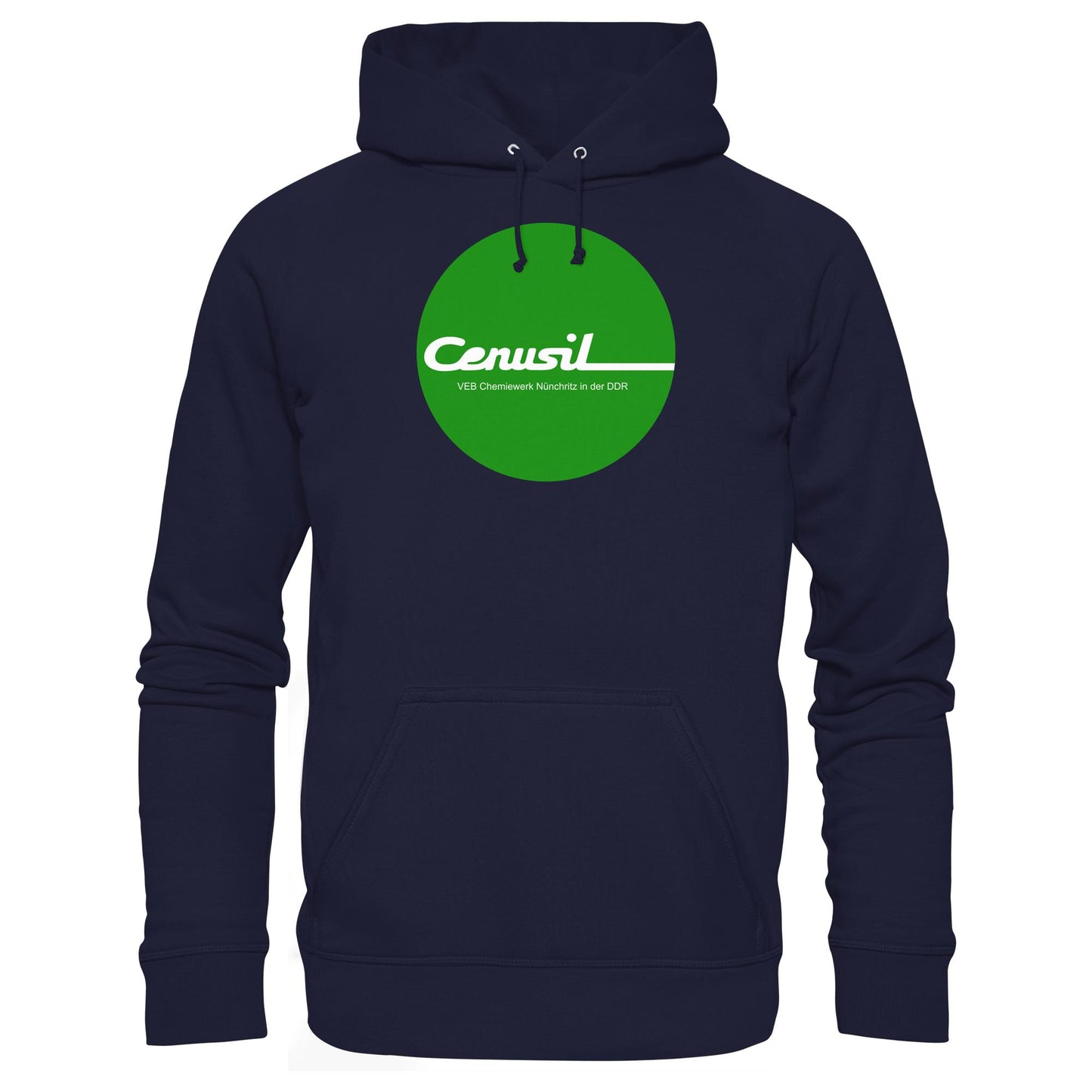 DDR Ostalgie Kapuze / Hoodie Unisex • CENUSIL - VEB CHEMIE NÜNCHRITZ