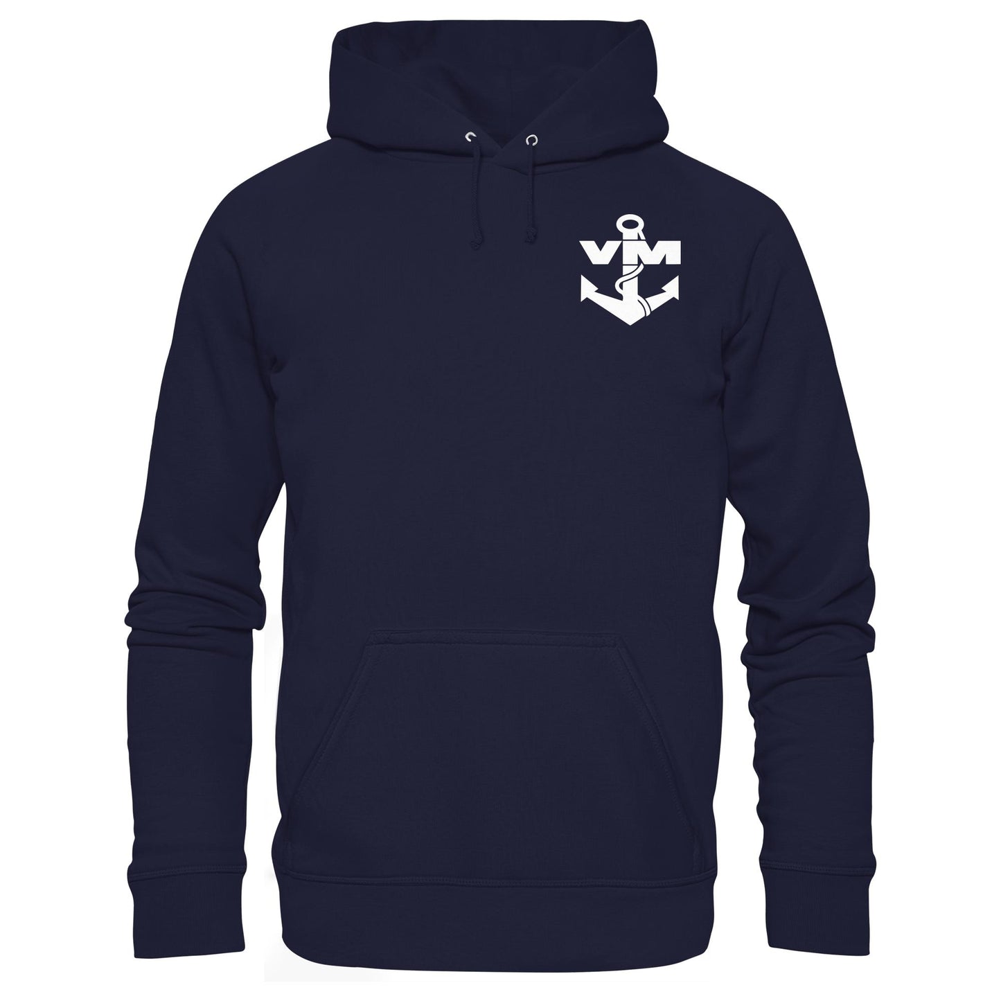 DDR Ostalgie Kapuze / Hoodie Unisex • NVA EMBLEM - VOLKSMARINE SEESTREITKRÄFTE - DUNKEL