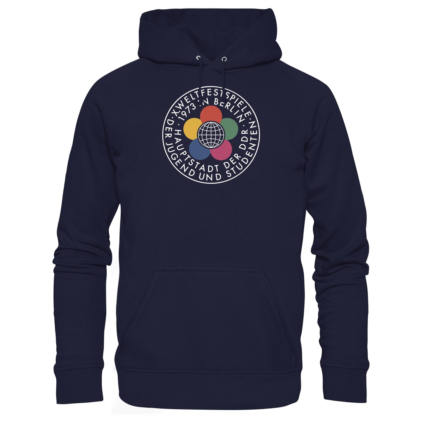 DDR Ostalgie Kapuze / Hoodie Unisex • WELTFESTSPIELE 1973 - dunkel