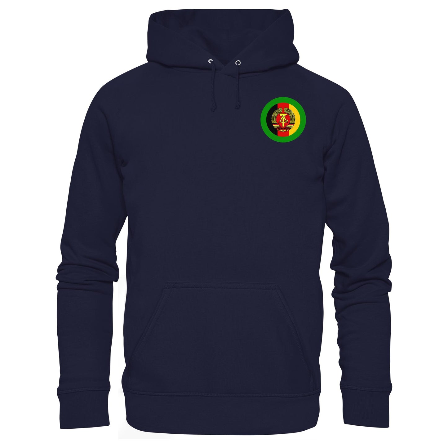 DDR Ostalgie Kapuze / Hoodie Unisex • NVA GRENZTRUPPEN - BRUST BADGE