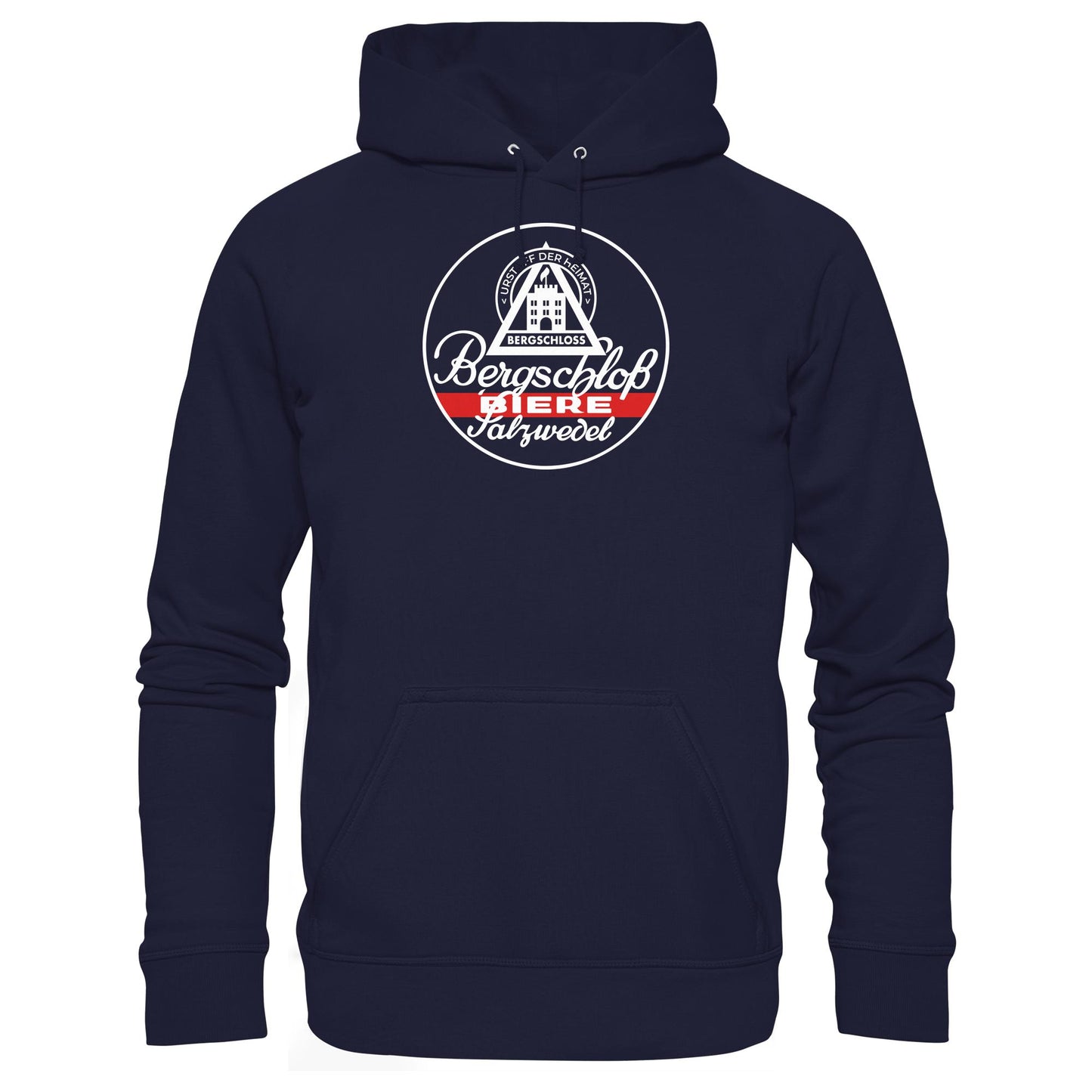 DDR Ostalgie Kapuze / Hoodie Unisex • BERGSCHLOSS BIERE SALZWEDEL