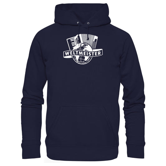 DDR Ostalgie Kapuze / Hoodie Unisex • WELTMEISTER AKKORDEON KLINGENTHAL
