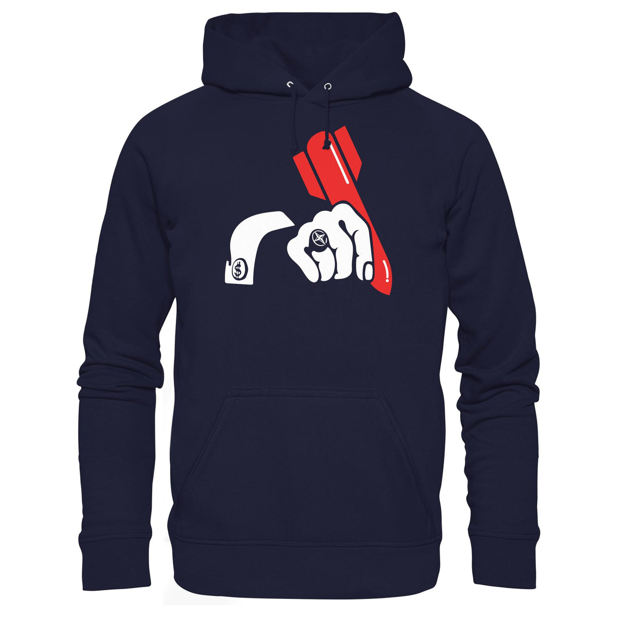 DDR Ostalgie Kapuze / Hoodie Unisex • ANTI-NATO PERSHING FRIEDENSPLAKAT