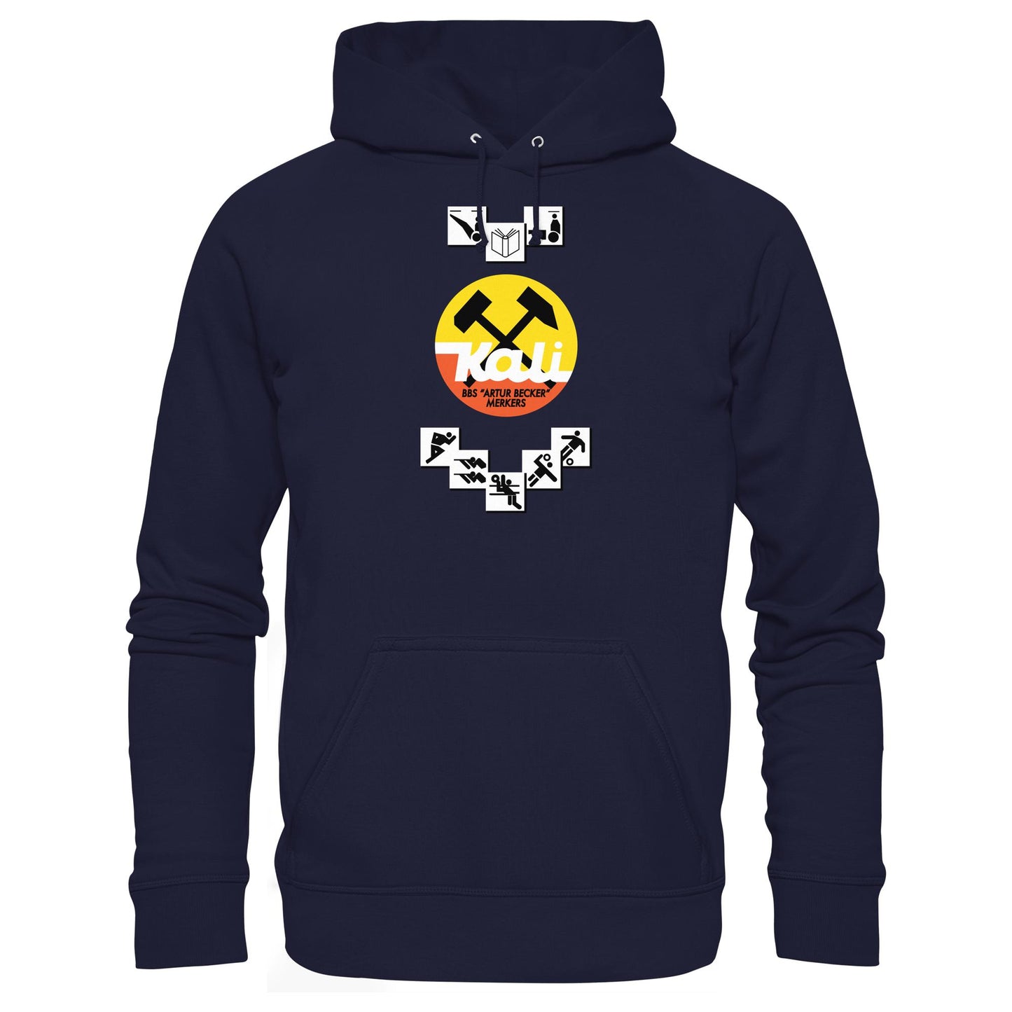 DDR Ostalgie Kapuze / Hoodie Unisex • BBS KALI ARTUR BECKER - MERKERS