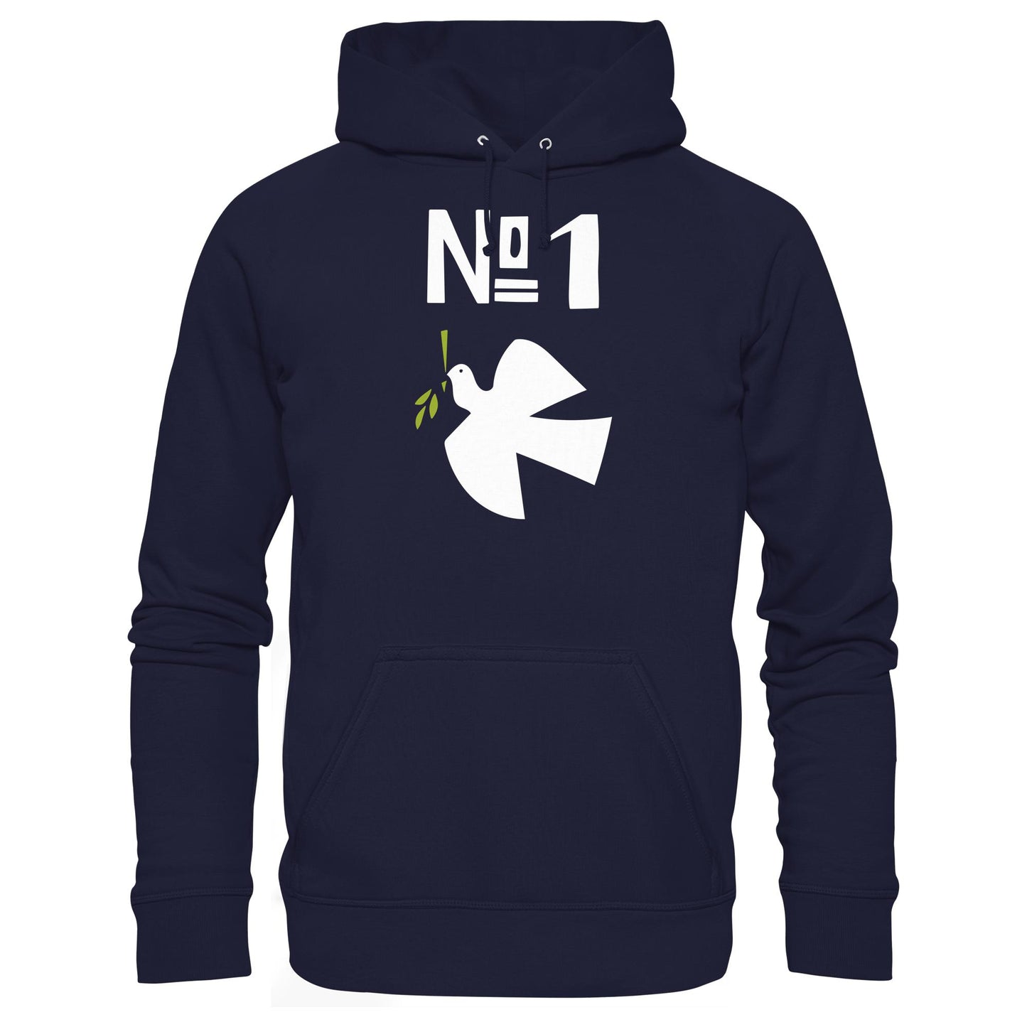 DDR Ostalgie Kapuze / Hoodie Unisex • NO. 1 PRIORITÄT - FRIEDEN! (ORIGINAL PLAKAT)