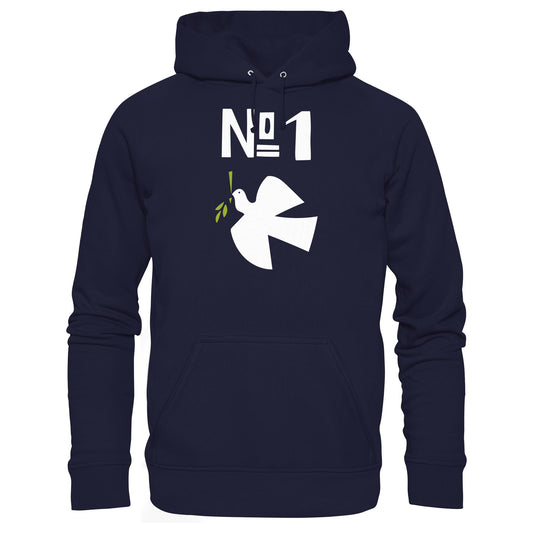 DDR Ostalgie Kapuze / Hoodie Unisex • NO. 1 PRIORITÄT - FRIEDEN! (ORIGINAL PLAKAT)