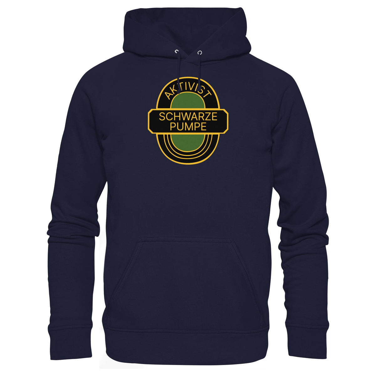 DDR Ostalgie Kapuze / Hoodie Unisex • AKTIVIST SCHWARZE PUMPE