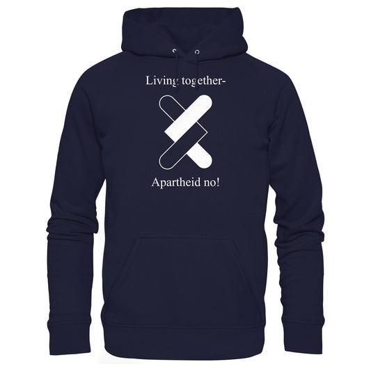 DDR Ostalgie Kapuze / Hoodie Unisex • APARTHEID NO! (ORIGINAL POSTER)