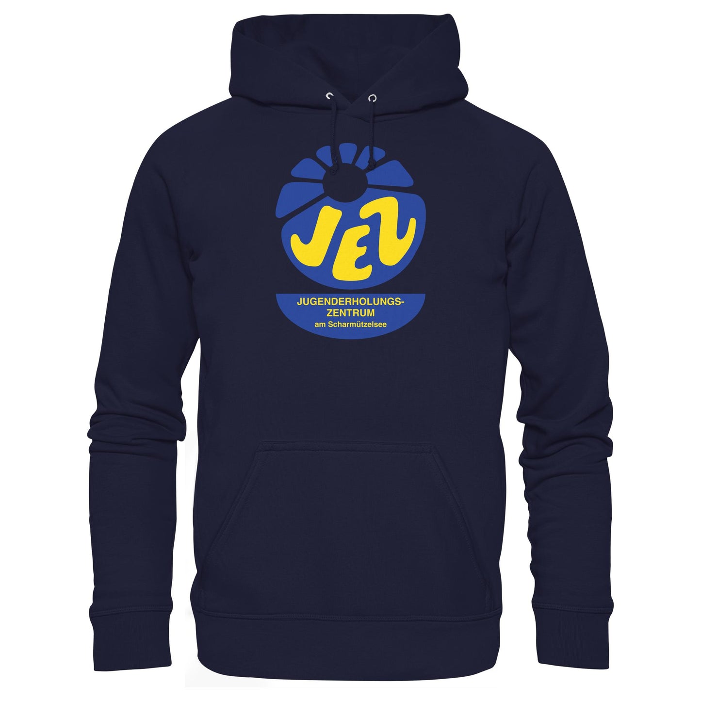 DDR Ostalgie Kapuze / Hoodie Unisex • JEZ - JUGENDERHOLUNGSZENTRUM SCHARMÜTZELSEE