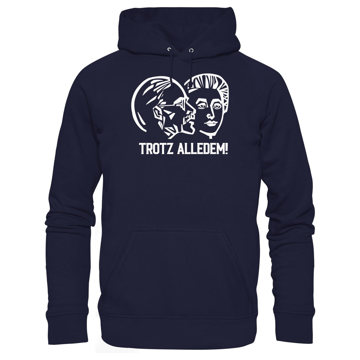 DDR Ostalgie Kapuze / Hoodie Unisex • WALTER WOMACKA - TROTZ ALLEDEM (STAATSRATSGEBÄUDE, Aus der Geschichte der Deutschen Arbeiterbewegung, 1964)
