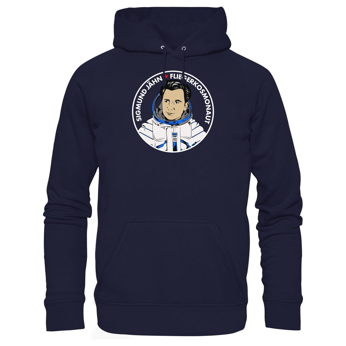 DDR Ostalgie Kapuze / Hoodie Unisex • SIGMUND JÄHN - DUNKEL