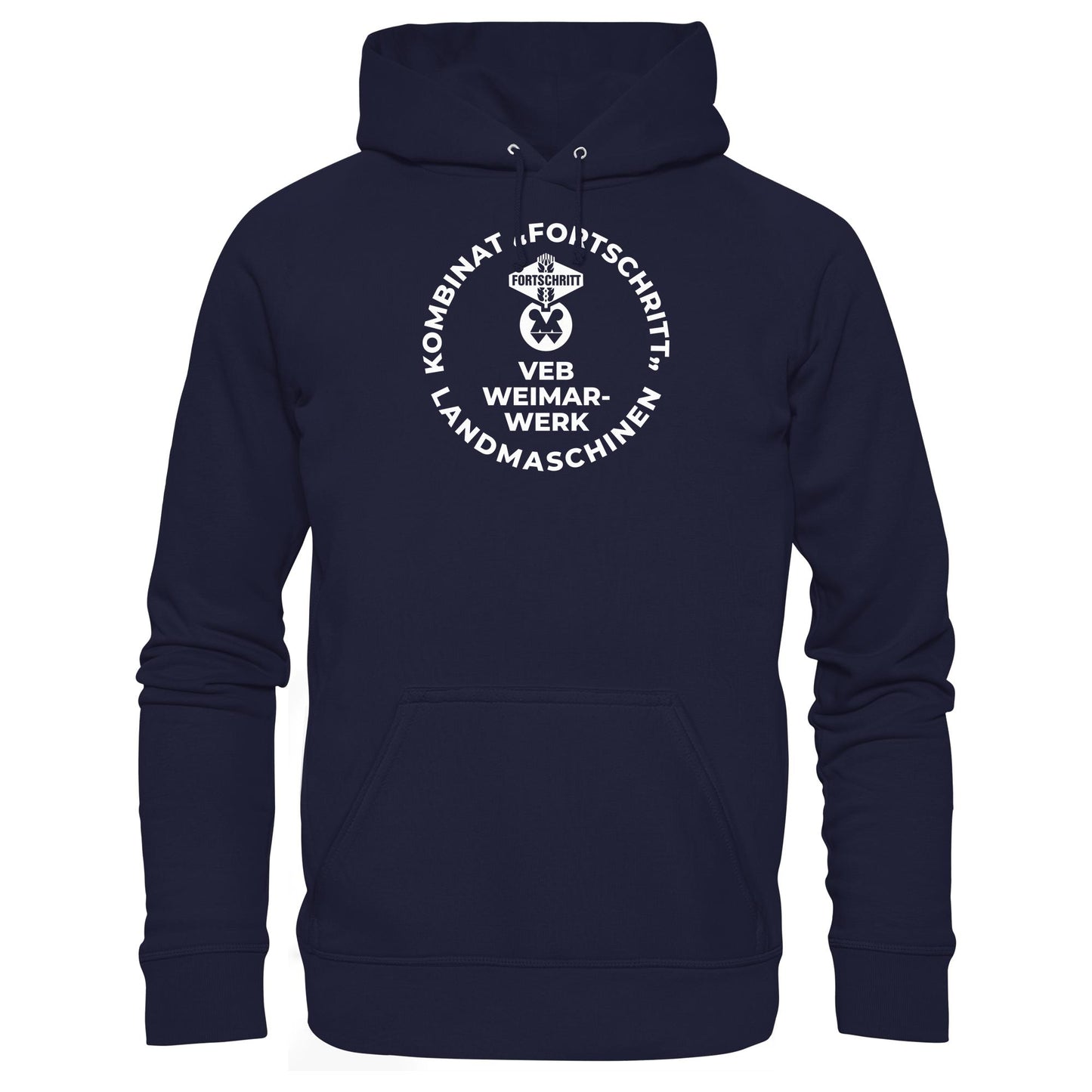 DDR Ostalgie Kapuze / Hoodie Unisex • VEB KOMBINAT FORTSCHRITT WEIMAR LANDMASCHINEN