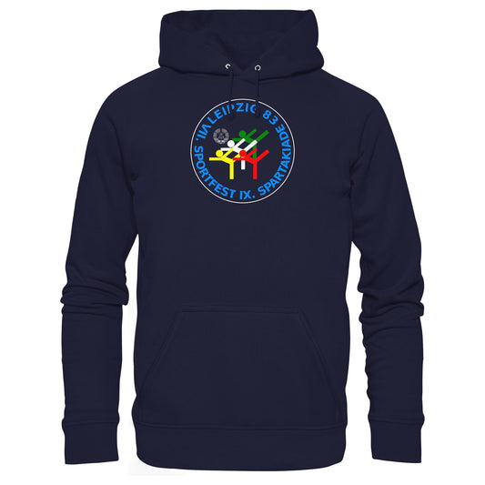DDR Ostalgie Kapuze / Hoodie Unisex • SPARTAKIADE LEIPZIG