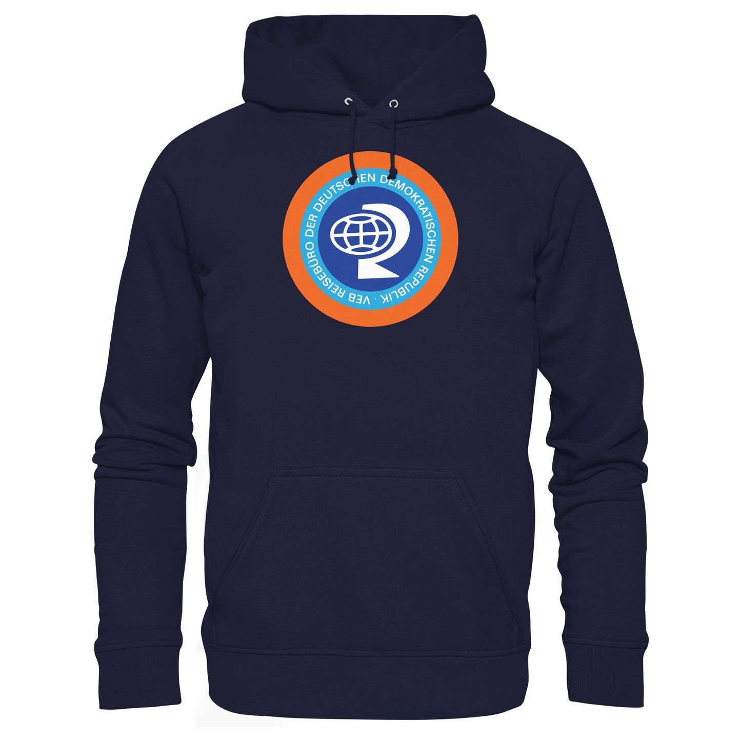DDR Ostalgie Kapuze / Hoodie Unisex • VEB REISEBÜRO DER DDR