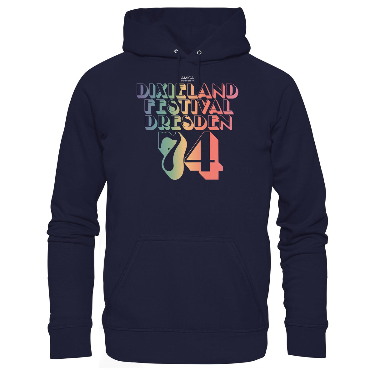 DDR Ostalgie Kapuze / Hoodie Unisex • DIXIELAND FESTIVAL DRESDEN 1974 (ORIGINAL-PLATTE)