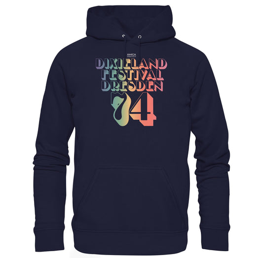 DDR Ostalgie Kapuze / Hoodie Unisex • DIXIELAND FESTIVAL DRESDEN 1974 (ORIGINAL-PLATTE)