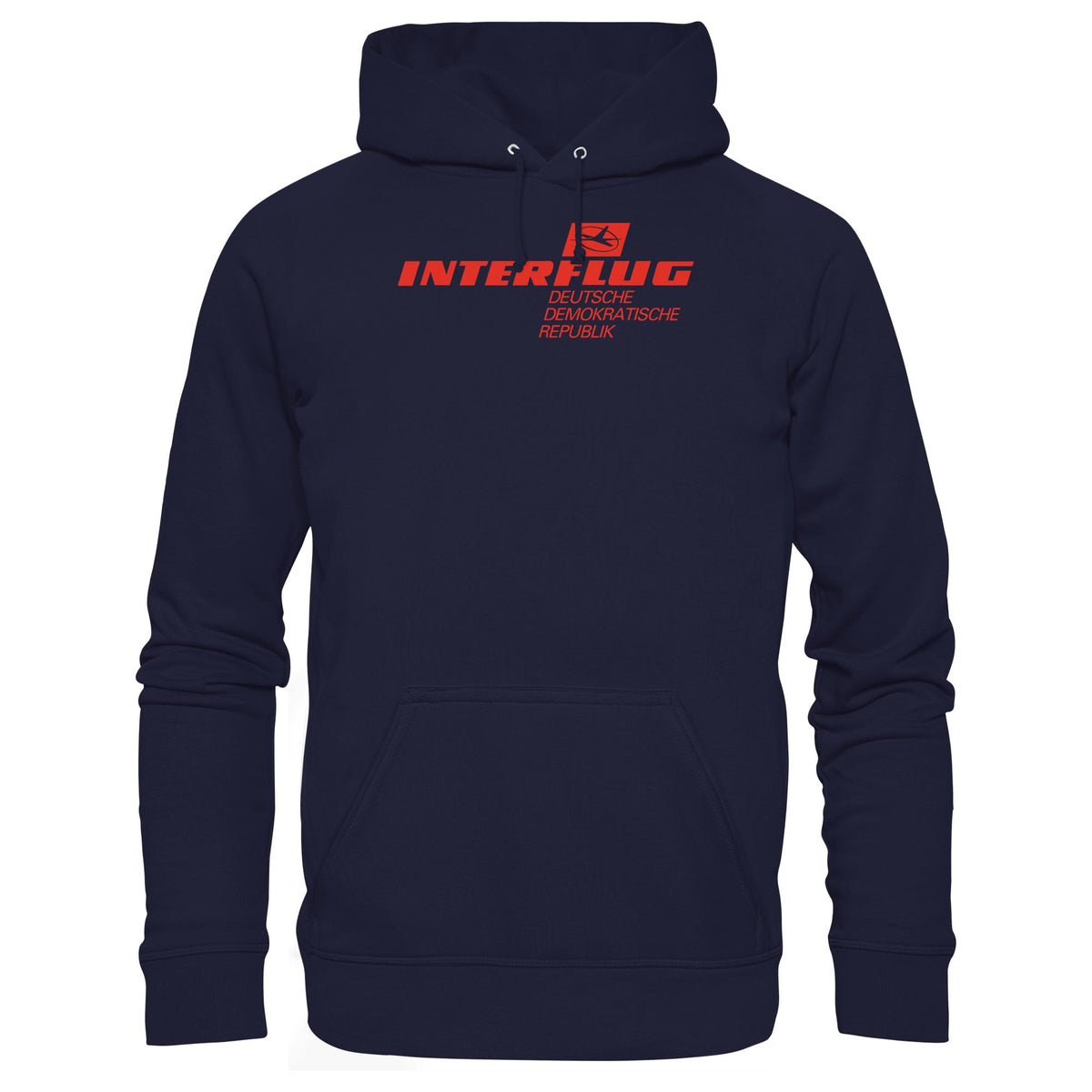 DDR Ostalgie Kapuze / Hoodie Unisex • INTERFLUG - HELL
