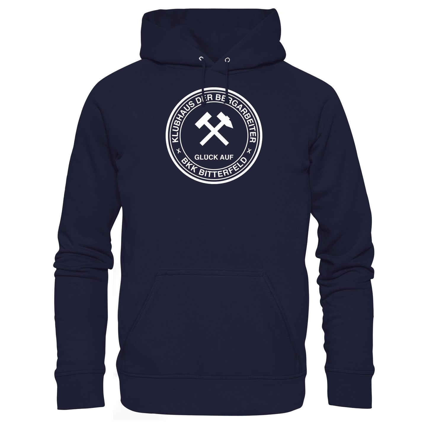 DDR Ostalgie Kapuze / Hoodie Unisex • KLUBHAUS DER BERGARBEITER BITTERFELD