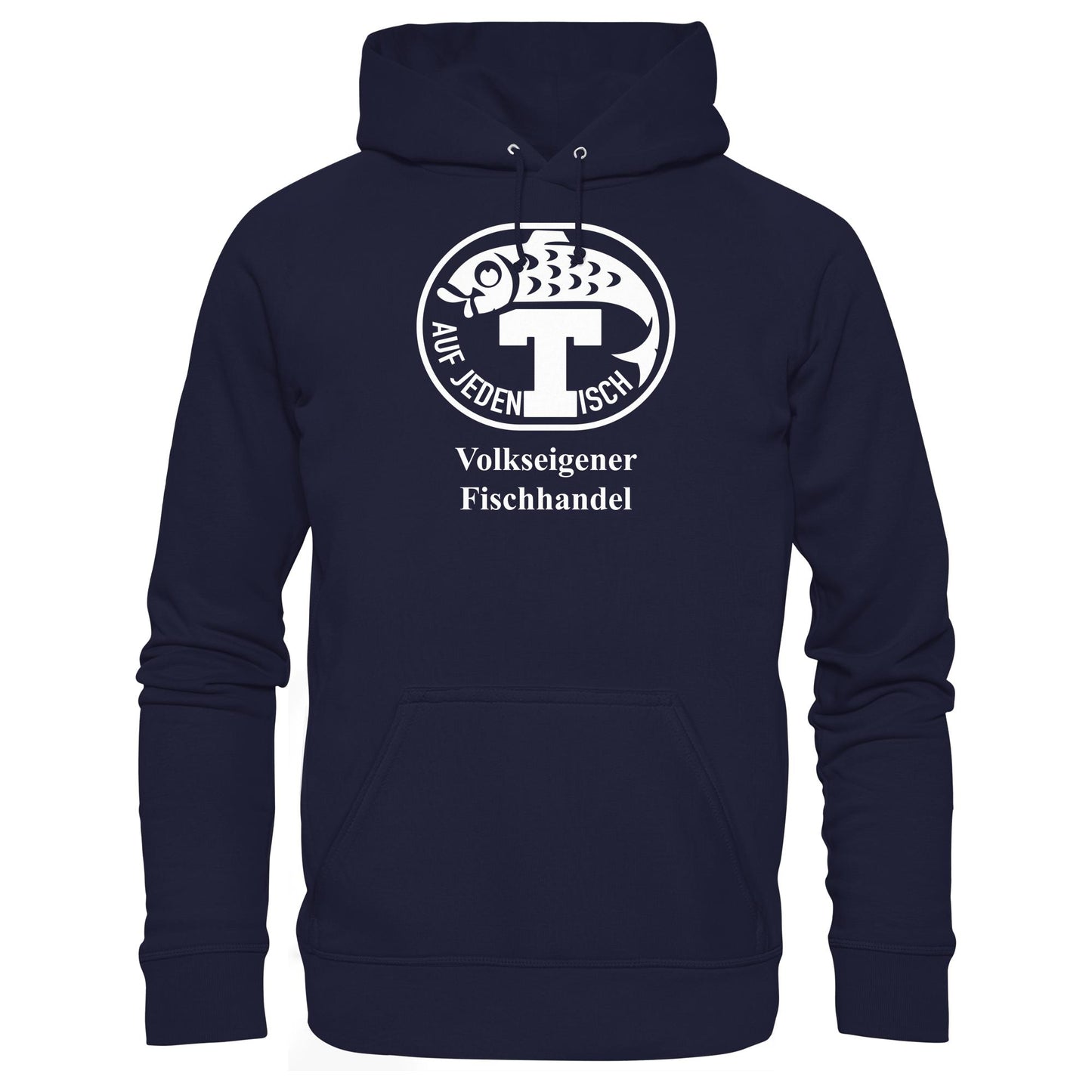 DDR Ostalgie Kapuze / Hoodie Unisex • VEB VOLKSEIGENER FISCHHANDEL