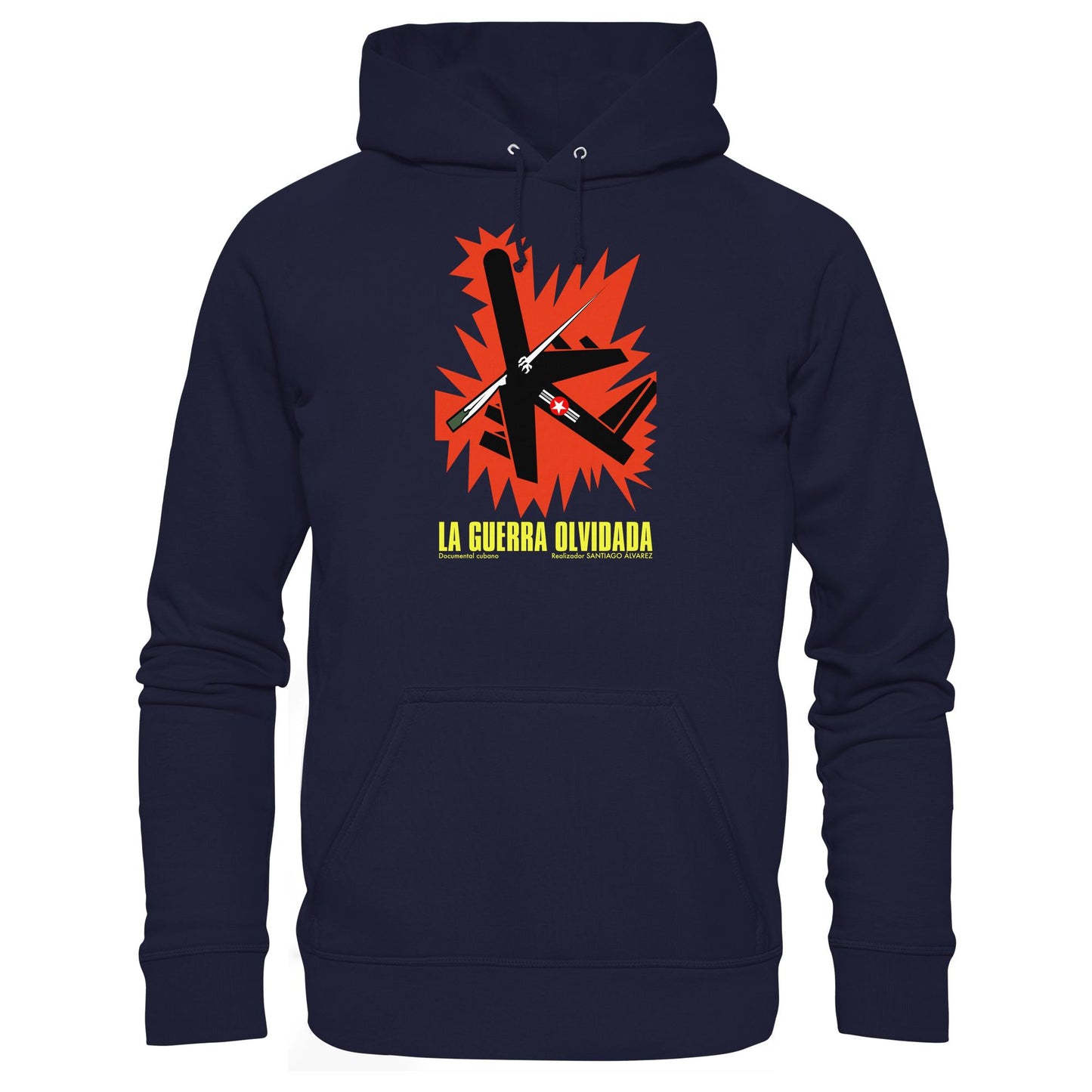 DDR Ostalgie Kapuze / Hoodie Unisex • KUBA - LA GUERRA OLVIDADA (ORIGINAL POSTER)