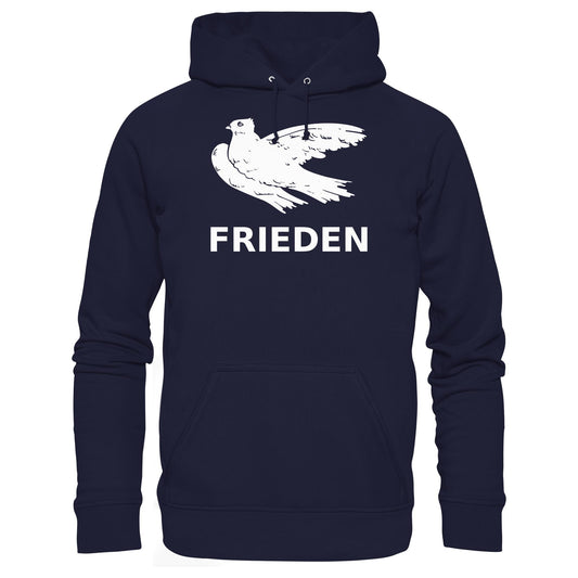 DDR Ostalgie Kapuze / Hoodie Unisex • FRIEDEN (MOTIV ORIGINAL ANSTECKPIN)