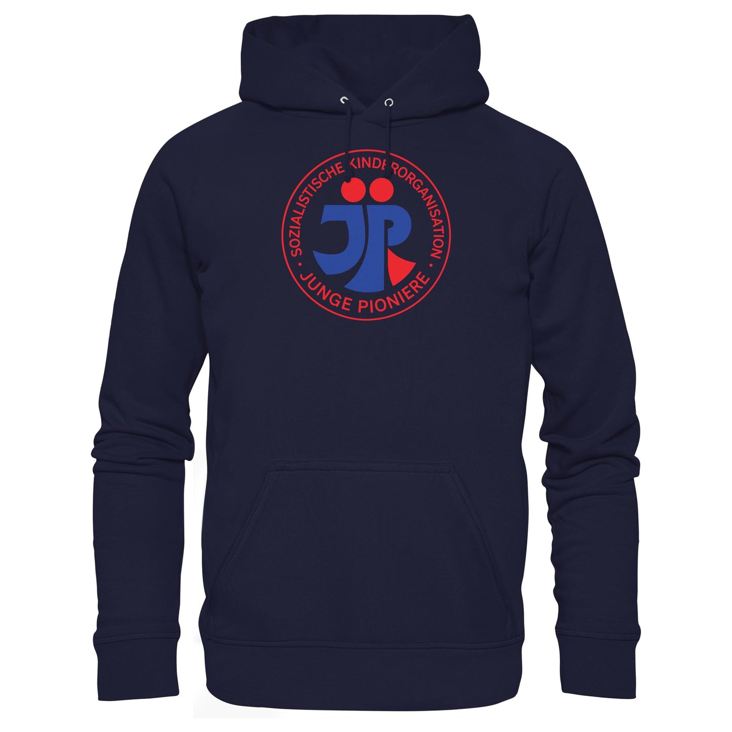 DDR Ostalgie Kapuze / Hoodie Unisex • JP - JUNGE PIONIERE (ORIGINAL NICKI-MOTIV)