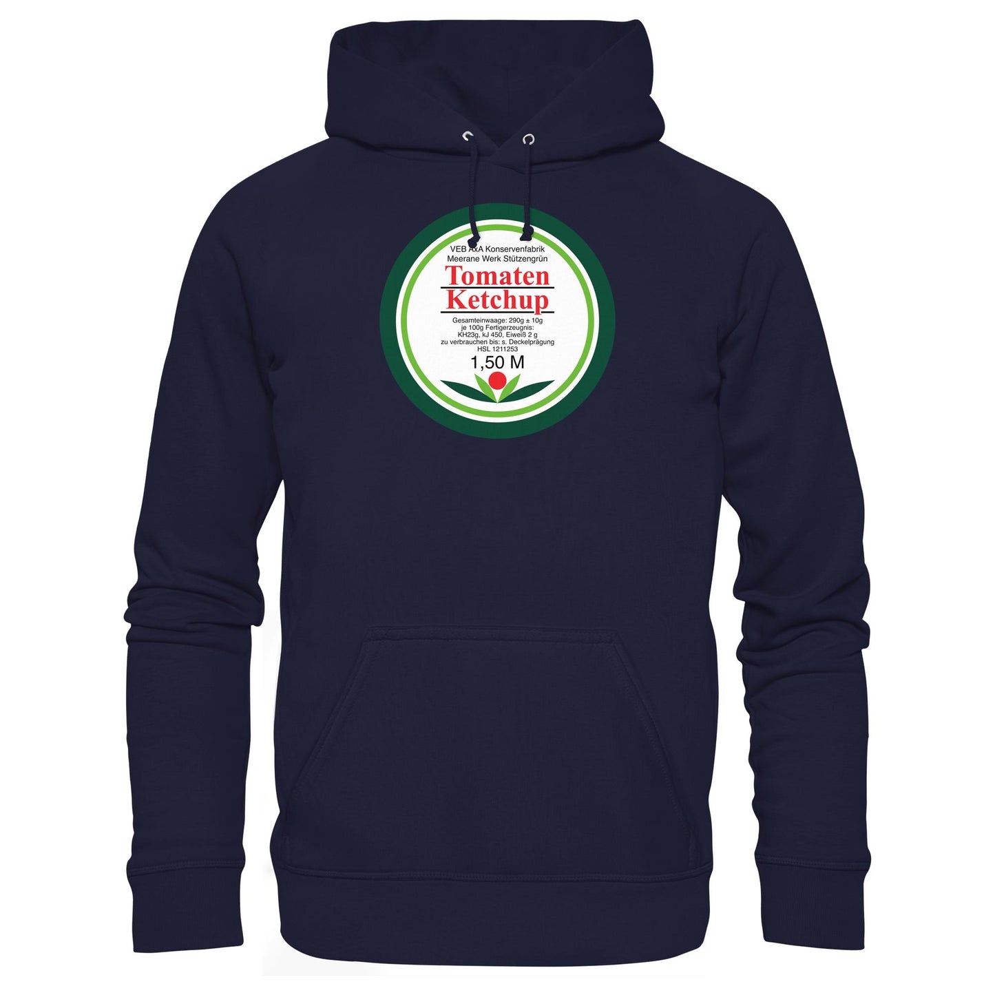DDR Ostalgie Kapuze / Hoodie Unisex • VEB AXA KONSERVEN MEERANE - TOMATEN-KETCHUP