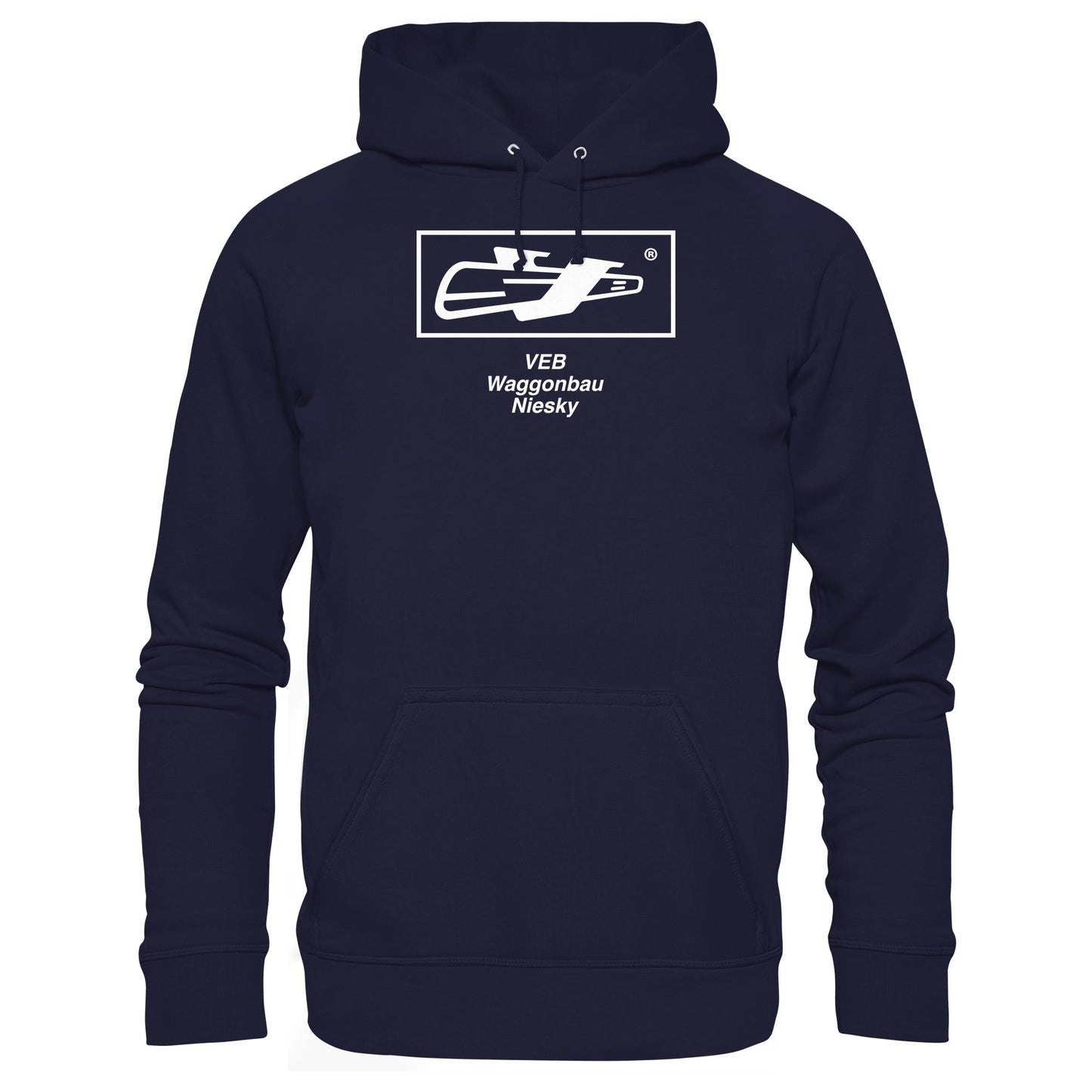 DDR Ostalgie Kapuze / Hoodie Unisex • VEB WAGGONBAU NIESKY