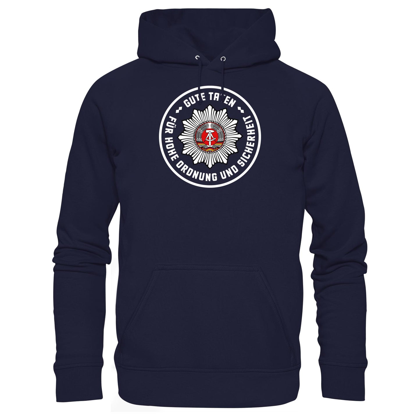DDR Ostalgie Kapuze / Hoodie Unisex • ABZEICHEN VOLKSPOLIZEI FÜR JUNGE PIONIERE