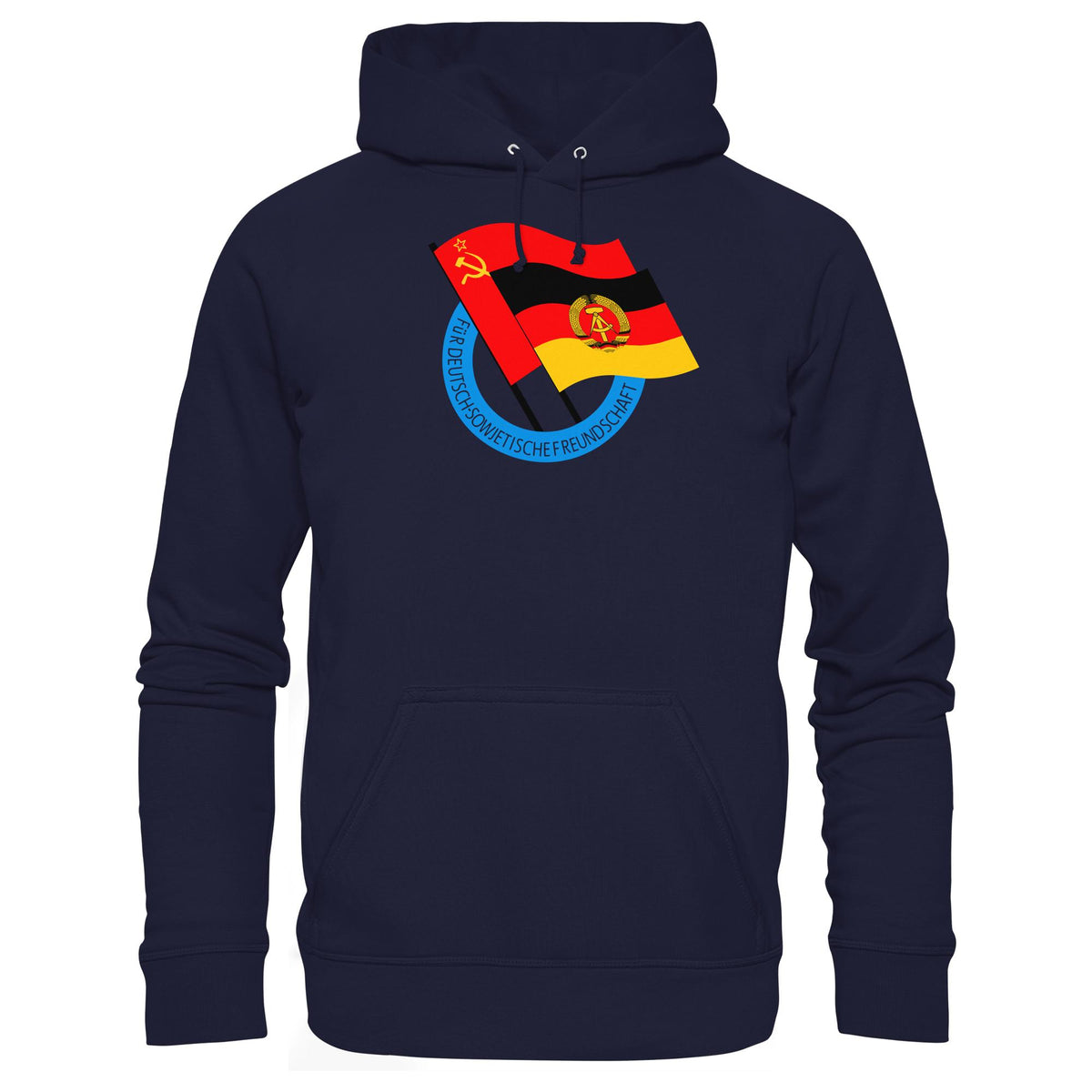DDR Ostalgie Kapuze / Hoodie Unisex • DEUTSCH SOWJETISCHE FREUNDSCHAFT