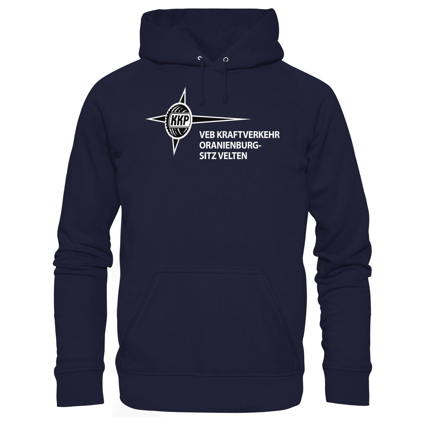 DDR Ostalgie Kapuze / Hoodie Unisex • VEB KRAFTVERKEHR ORANIENBURG